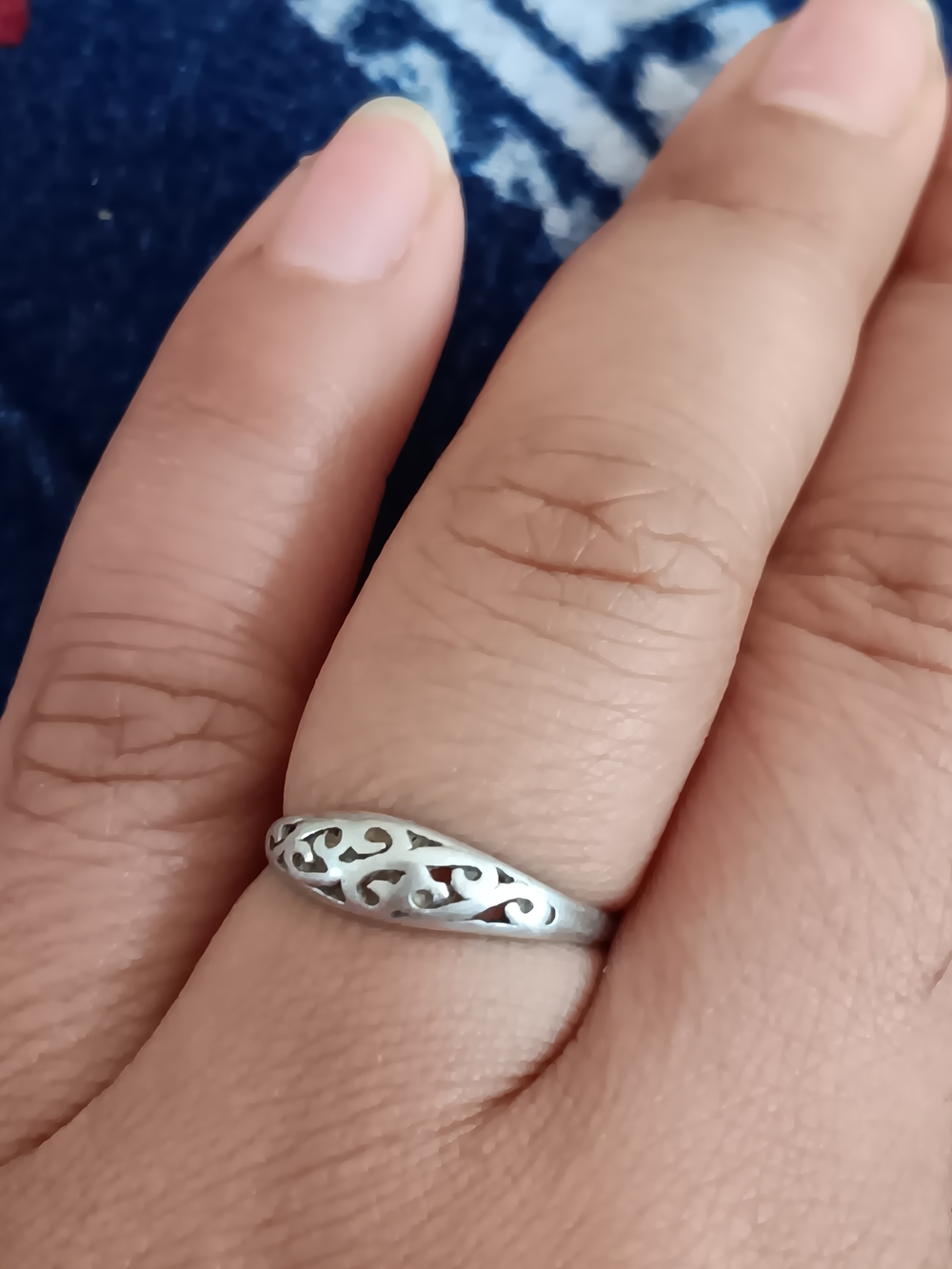 Silpada Sterling Silver 925 Filigree Ring - Size 5